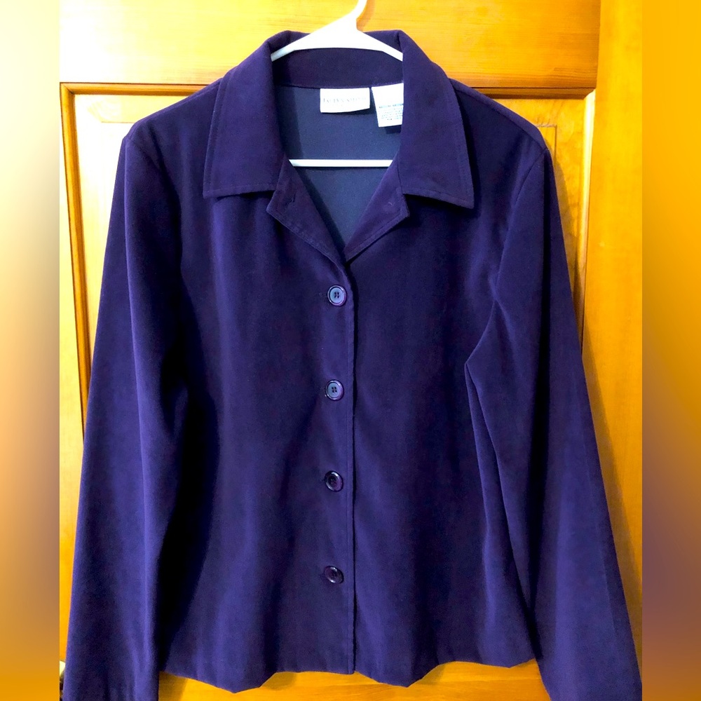 SALE🎉🎉. Button down, ultra suede, Top/ Jacket by Jacqueline Smith
